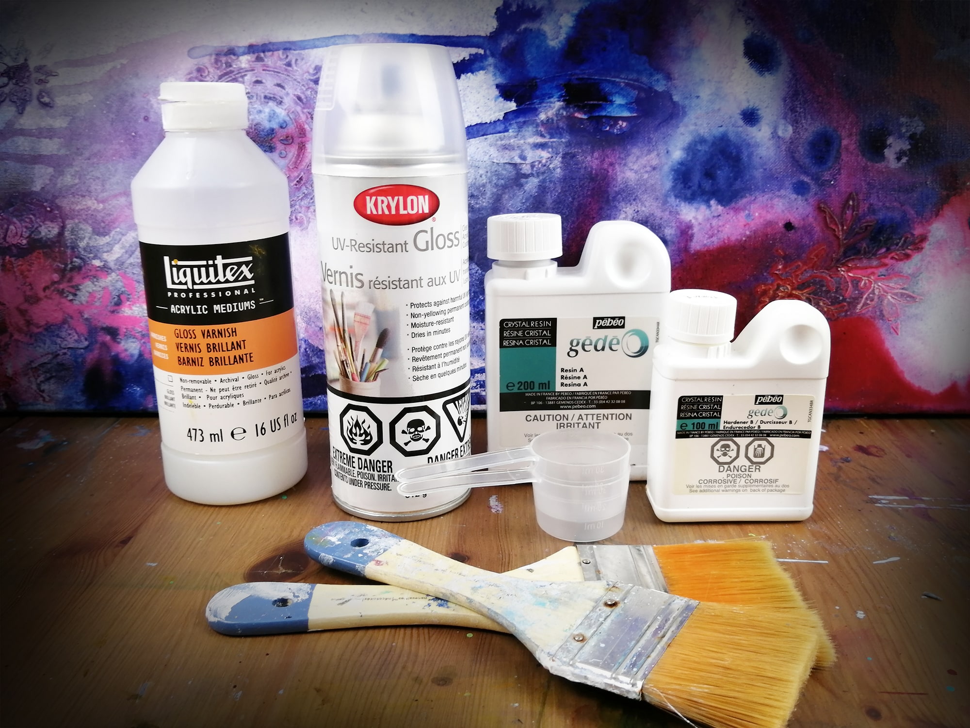 Bombe de peinture / Vernis en spray aérosol vernis satin incolore